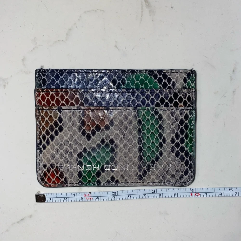 French Connection Leather Card Holder